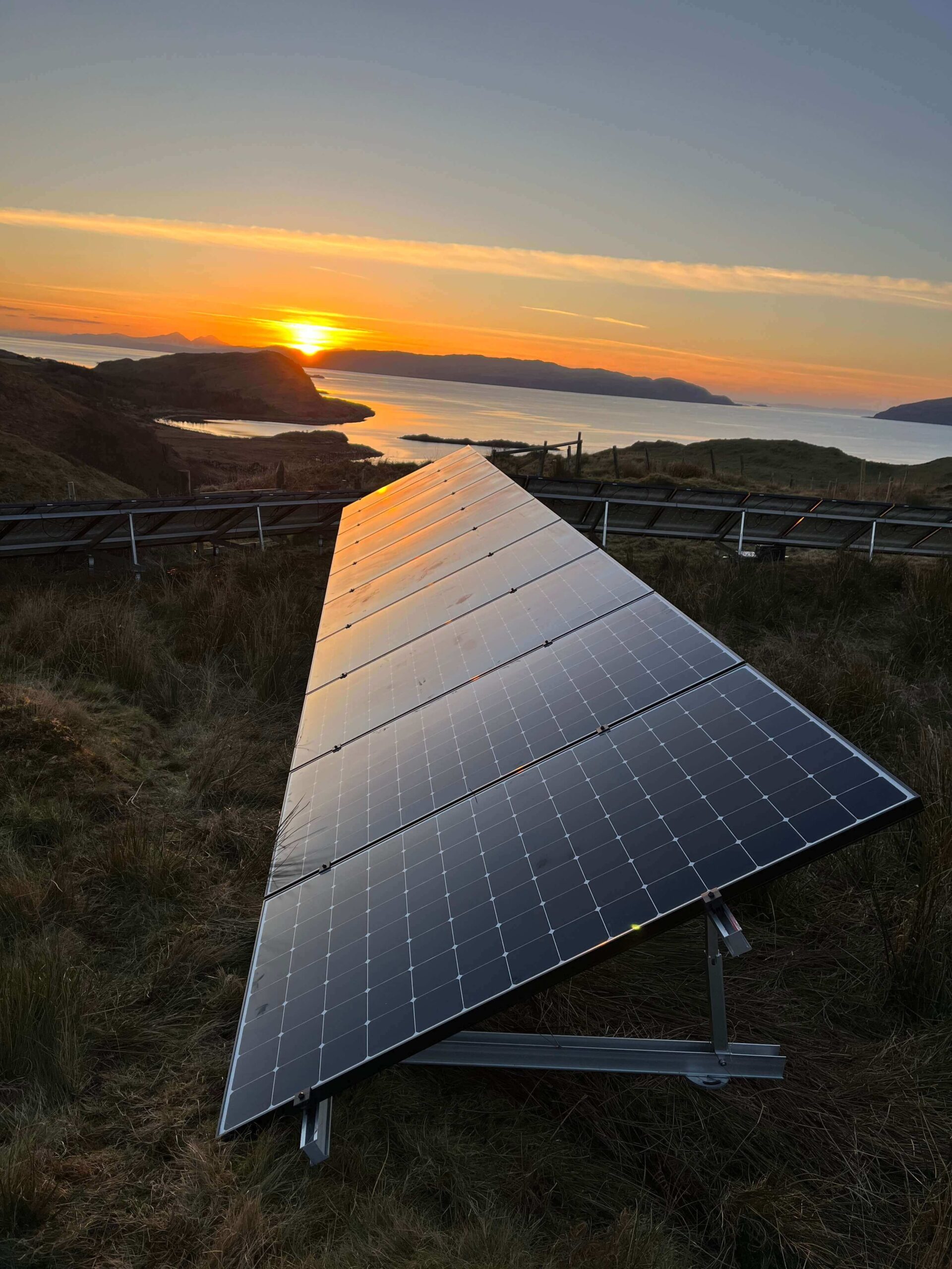 Argyll Carse ground mount scienic solar pv