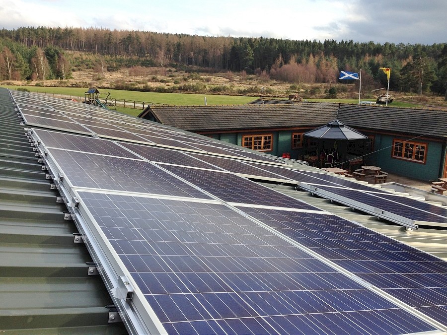 Deeside Activity Park solar pv 